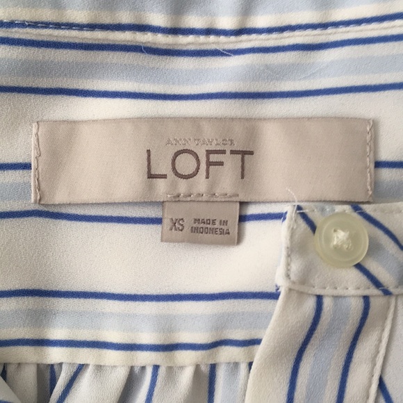 LOFT Striped Sleeveless Top - Picture 8 of 8